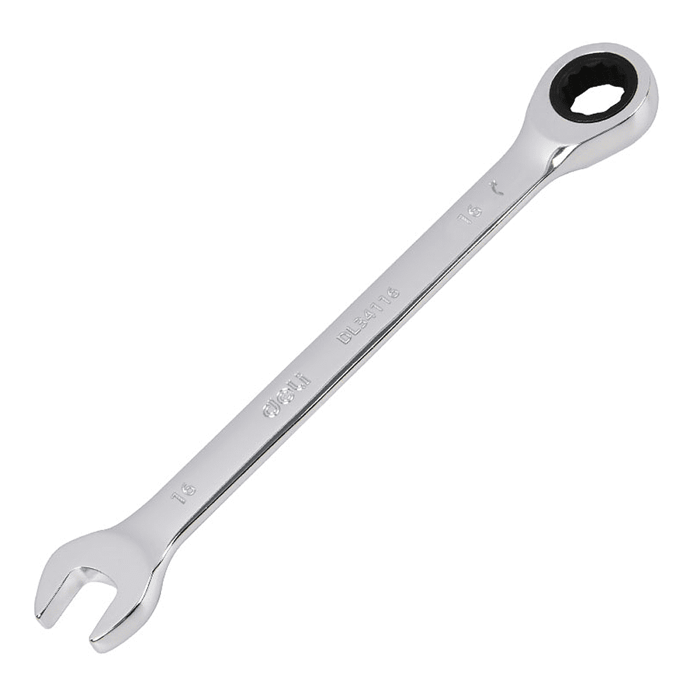 Ключ комбинированный Deli YS EDL34117, 17 мм, с трещоткой, 72 зуба