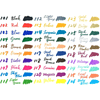 Маркер-кисть "Brush Sign pen twin", 30 шт - 3