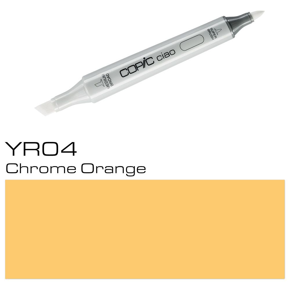 Маркер перманентный "Copic ciao", YR-04 хромированный оранжевый