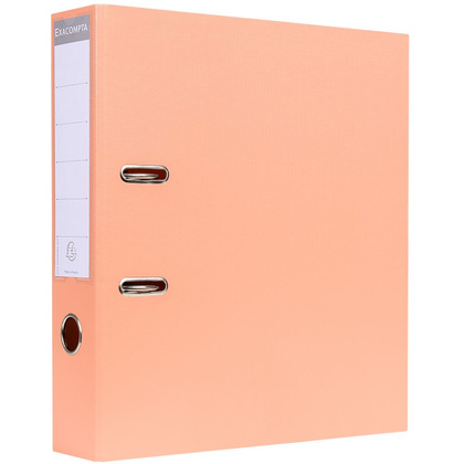 Папка-регистратор, A4, 70 мм, ПВХ, лососевый