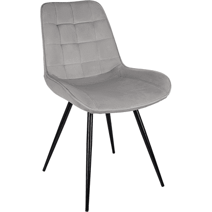 Стул Бюрократ "CH-K2_4", ткань, светло-серый, металл, комплект 4 штуки - 2