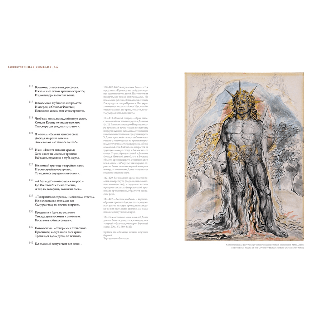 Книга "БиблиоАРТ. Божественная комедия", Данте Алигьери, иллюстрации Уильяма Блейка - 9