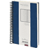 Ежедневник недатированный "Agenda", А5, на спирали, темно-синий