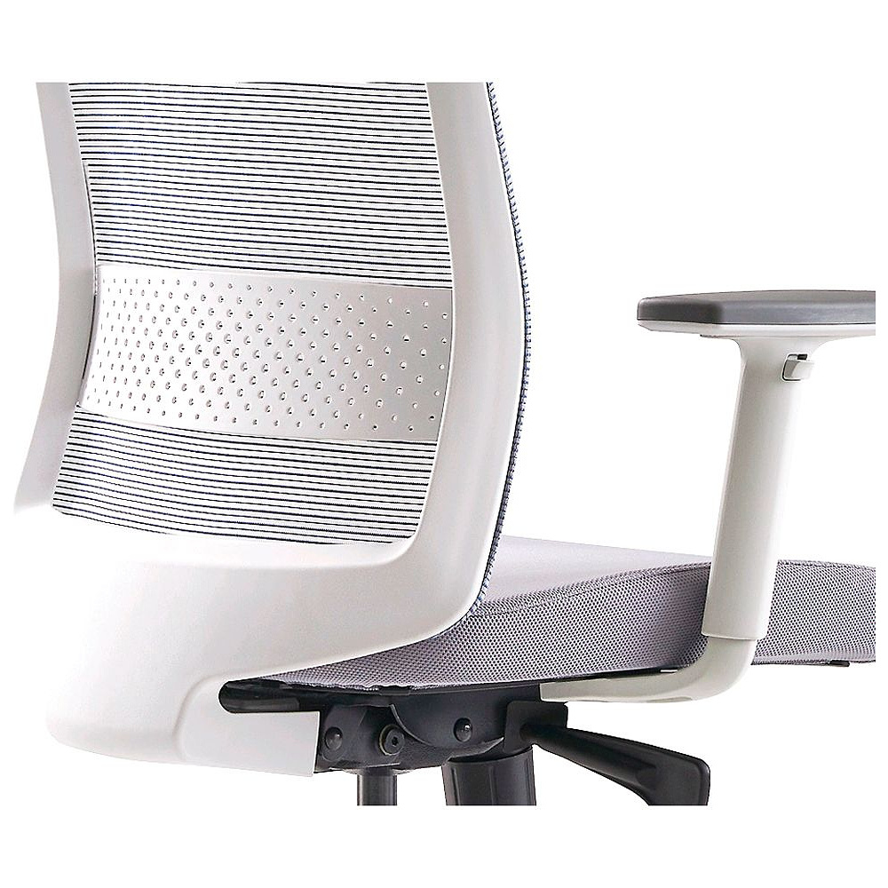 Кресло для руководителя BESTUHL "S30", сетка, ткань, пластик, черный - 9