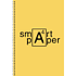 Тетрадь "Smart paper. No 4", А4, 80 листов, клетка, желтый