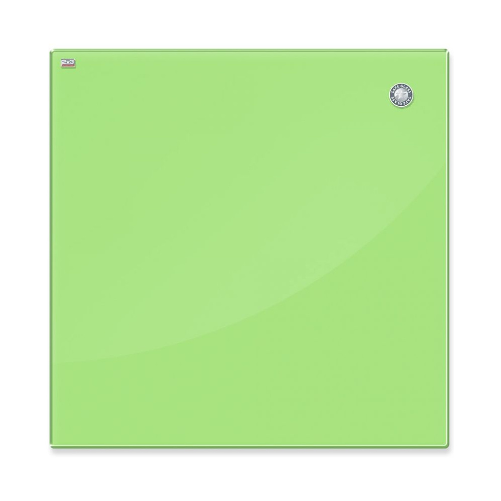 Доска стеклянная магнитно-маркерная "2×3", 40x60 см, белый - 2