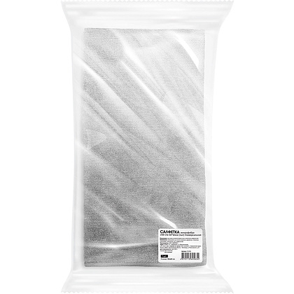 Салфетка из микроволокна "Grass", 250 г/м2, 50x60 см, 1 шт/упак, серый