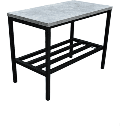 Обувница ALLERD 1 RION, черный муар, Бетон