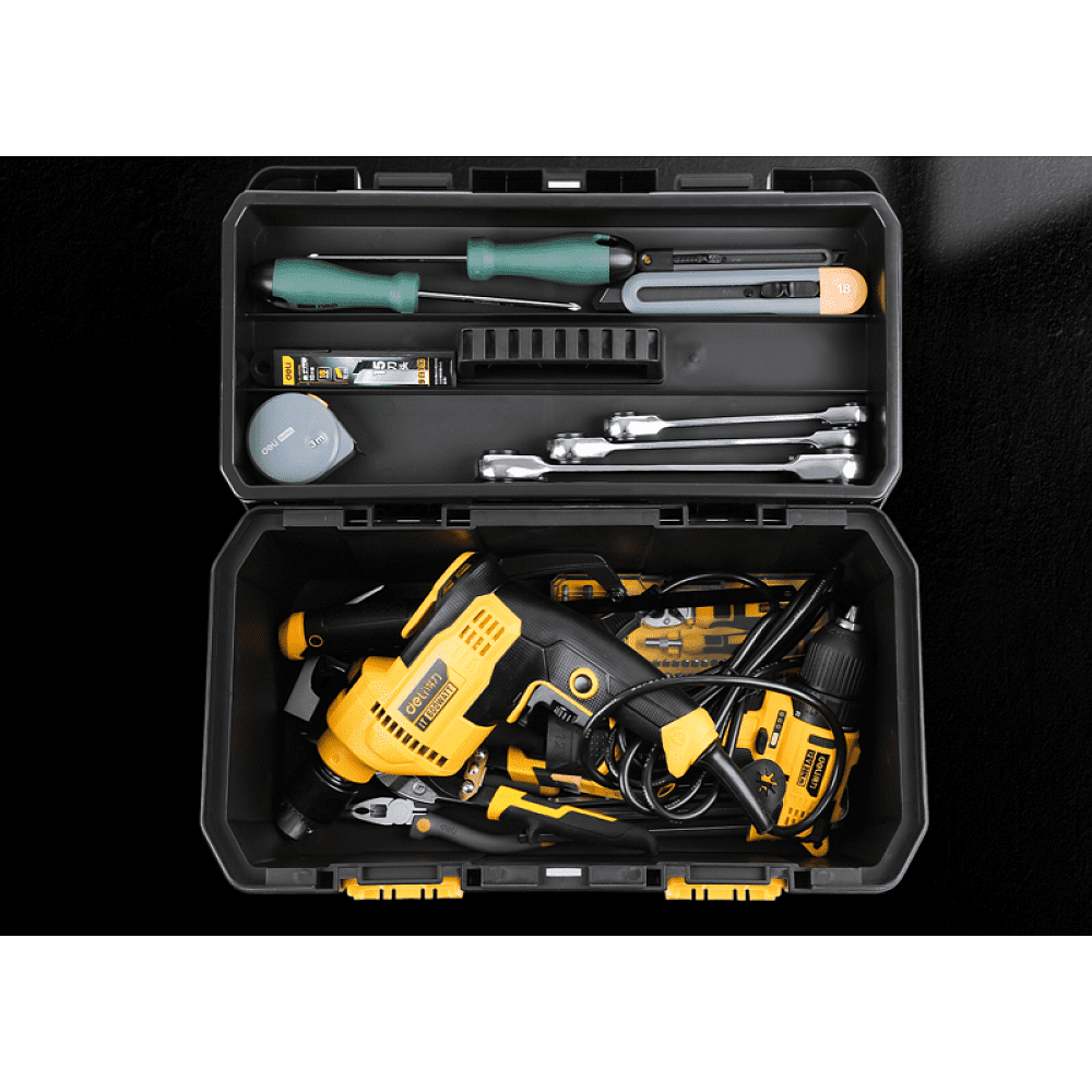 Ящик для инструмента Deli "DL432918", 425х230х195 мм, пластмасса - 4