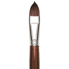 Кисть "Escoda Versatil Brush L/H", синтетика, темно-коричневый, плоская, №20
