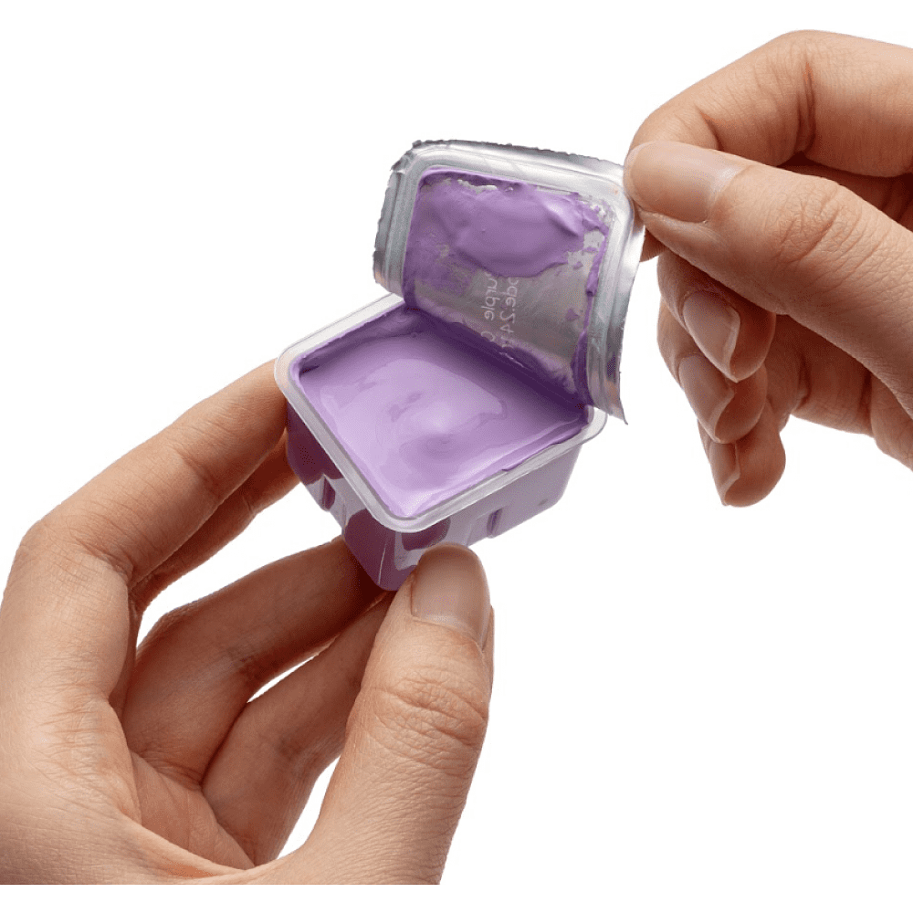 Краски гуашевые "Himi Jelly Cup. Pastel colors", 18 цветов, кювета, фиолетовый футляр - 10