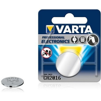 Батарейка литиевая дисковая Varta "Lithium CR2016", 1 шт.