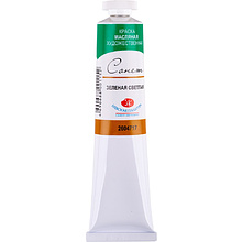 Краски масляные "Сонет", 717 зеленая светлая, 46 мл., туба