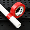 Изолента ПВХ Deli YS EDL5262, 18 мм х10 м, 130 мкм, красный - 2