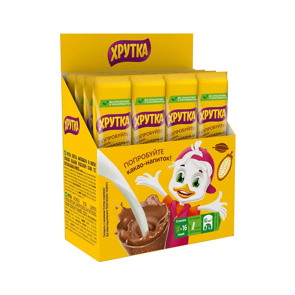 Какао-напиток "Хрутка", 13.5 гр, 16 шт