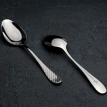 Набор ложек кофейных "WL-999204/2В", металл, 2 шт, серебристый