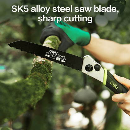 Пила садовая Deli GS EDL-YL2404, 178 мм, складная - 2