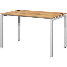 Стол письменный Millwood Лофт Сиэтл (ДТ-5), 1300х700 мм, металлокаркас белый