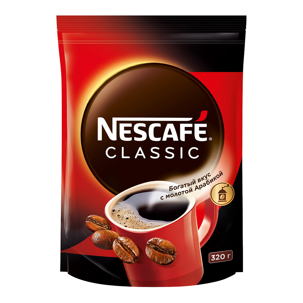 Кофе "Nescafe Classic", растворимый, 320 г
