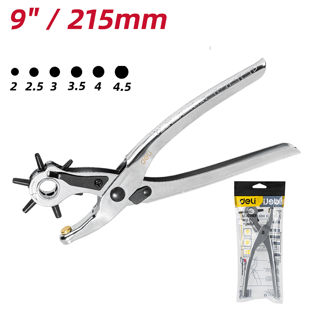 Пробойник Deli YS EDL1919C, 215 мм, 2-4,5 мм, металлический - 10