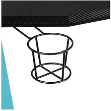 Стол компьютерный игровой "Skill CTG-001", черный, синий