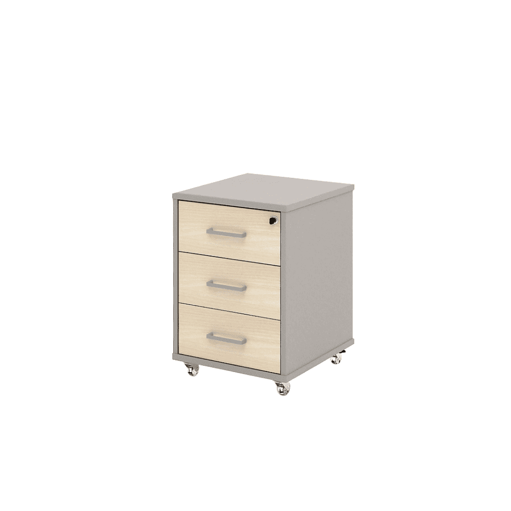 Коллекция Титан Тумба подкатная ТН564Т/1_ЗМ, 456х443х621, с замком