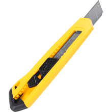 Нож для бумаги "Deli DL018B", 18 мм, жёлтый