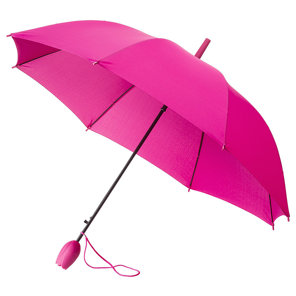 Зонт-трость "TLP-8", 105 см,  фуксия