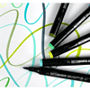 Маркер перманентный двусторонний "Sketchmarker Brush", GG5 серо-зеленый 5 - 5