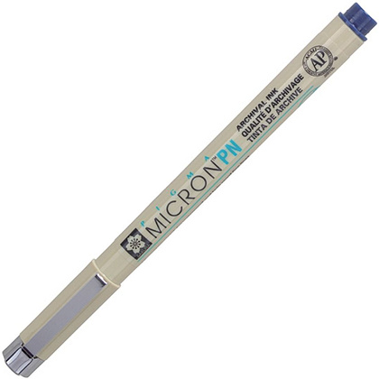 Ручка капиллярная "Pigma Micron PEN", 0.4-0.5 мм, черно-синий - 6