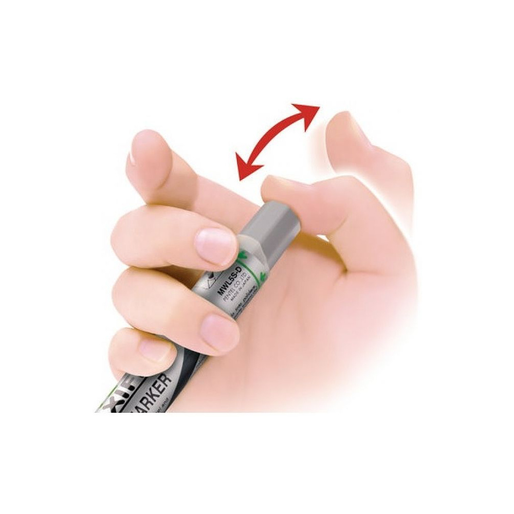 Набор маркеров для доски "MAXIFLO" со щеткой, 4 шт, ассорти - 3