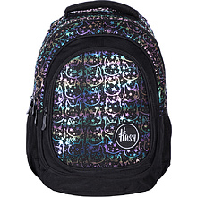 Рюкзак молодежный "Hash neon kitty", чёрный
