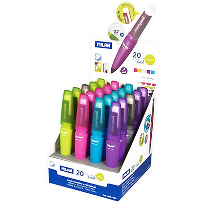 Карандаш автоматический "Capsule 2B", 0.7 мм, с ластиком - 4