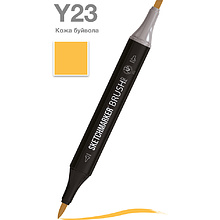 Маркер перманентный двусторонний "Sketchmarker Brush", Y23 кожа буйвола