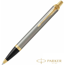 Ручка шариковая автоматическая "Parker IM Brushed Metal GT"