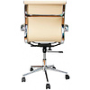 Кресло для руководителя EVERPROF "Leo", экокожа, металл, бежевый - 5