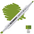 Маркер перманентный двусторонний "Sketchmarker", G11 зелено-желтый