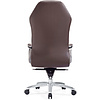 Кресло для руководителя "Бюрократ AURA", кожа, металл, коричневый - 4