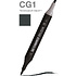 Маркер перманентный двусторонний "Sketchmarker Brush", CG1 прохладный серый 1
