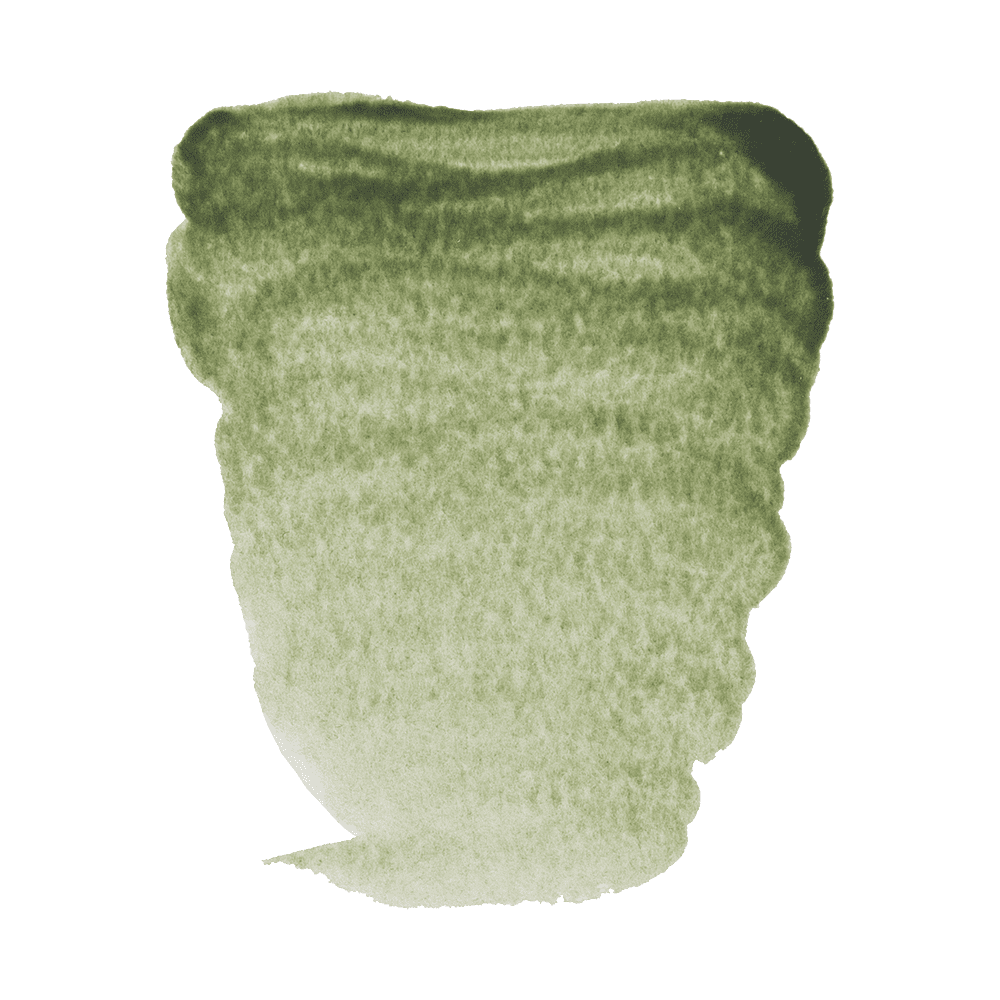 Краски акварельные "Rembrandt", 629 зелёная земля, кювета - 2