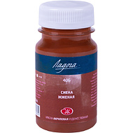 Краски акриловые Ладога, 406 сиена жженая, 100 мл., банка