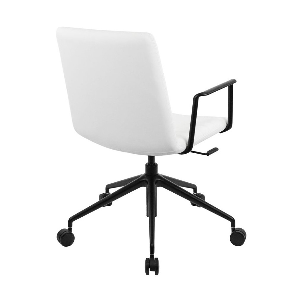 Кресло для персонала EVERPROF Dallas, экокожа, белый - 4