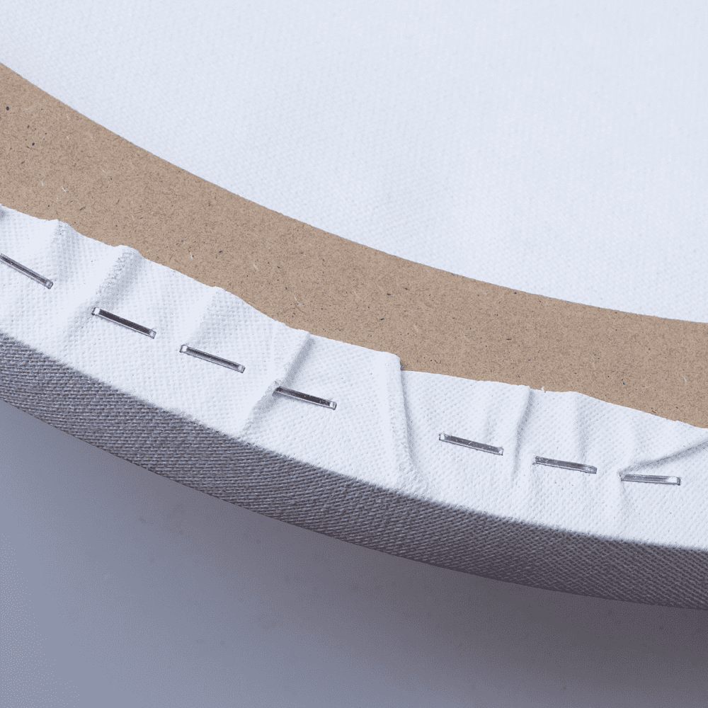 Холст на подрамнике круглый "Сонет", 50 см, хлопок, 280 г/м2, среднее зерно - 4