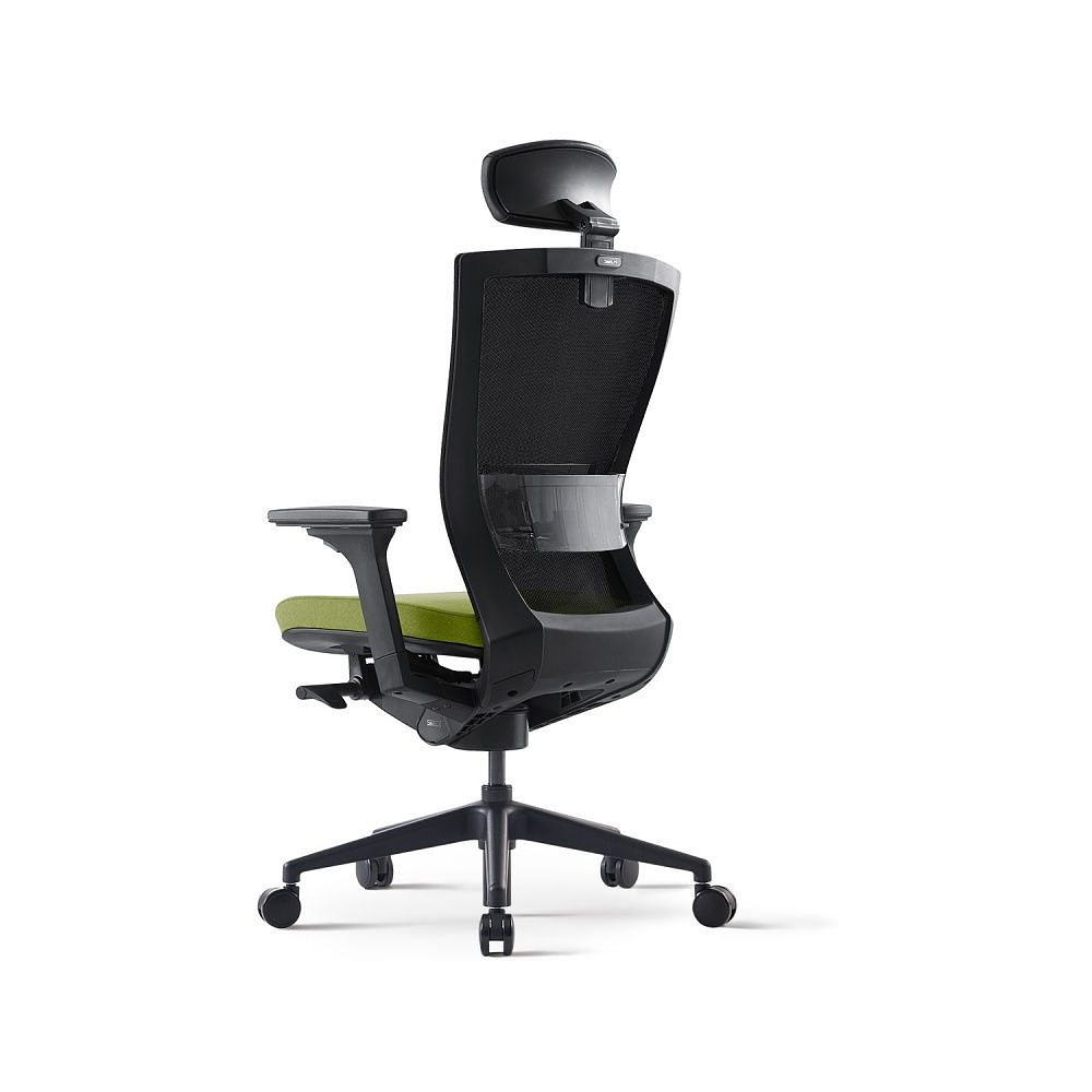 Кресло для руководителя BESTUHL "S10", сетка, ткань, пластик, зеленый - 4
