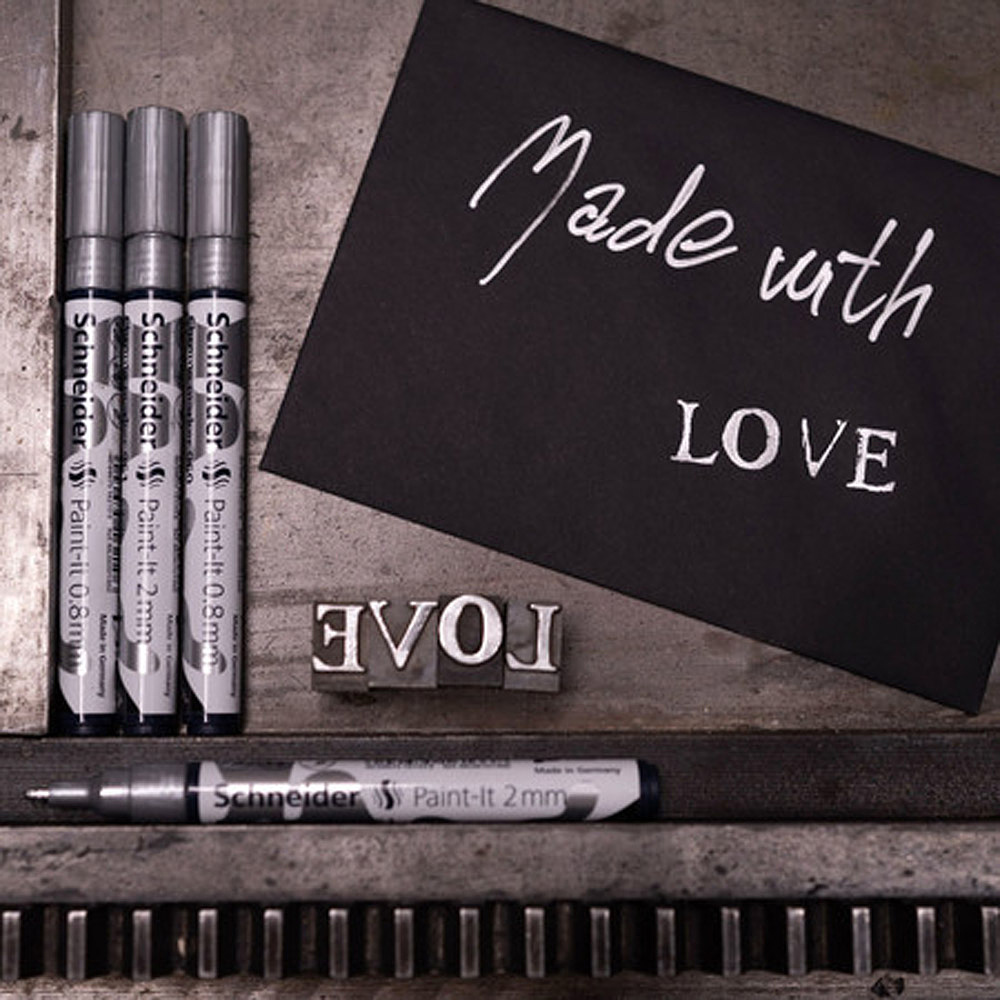 Маркер жидкий хром "Paint-It 061", 2 мм, хром металлик - 9