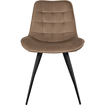 Стул Бюрократ "CH-K2_2", ткань, светло-коричневый, металл, комплект 2 штуки - 2