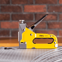 Степлер Deli YS EDL1313, механический, 3-в-1 + комплект скоб (П, U, T)