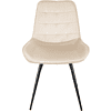 Стул Бюрократ "CH-K2_4", ткань, бежевый, металл, черный, комплект 4 штуки - 3