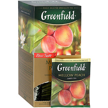 Чай "Greenfield" Mellow Peach, 25 пакетиков x1.5 г, зеленый