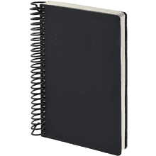 Ежедневник недатированный "Agenda", А5, на спирали, черный